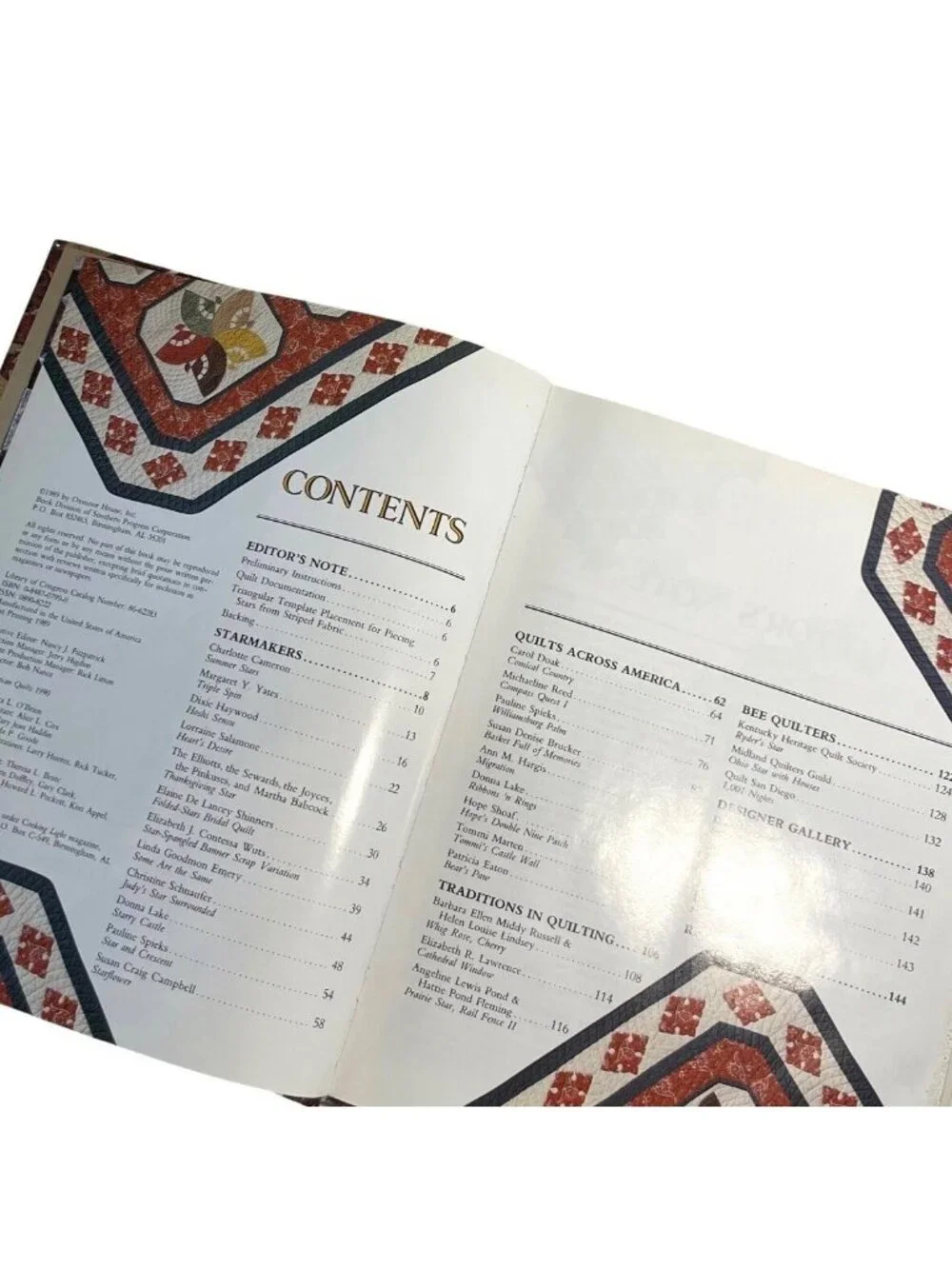 Vintage Great American Quilts 1990 Hardcover Book By Oxmoor House 1990